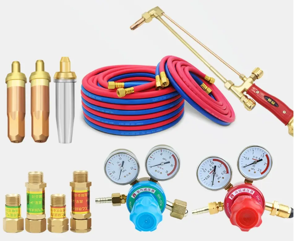 Gas welding-cutting torch complete set