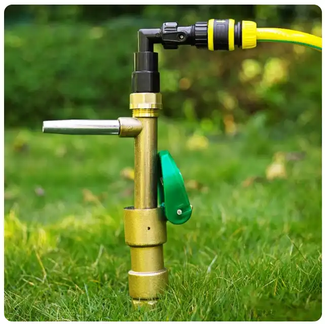 Quick brass water intake valve