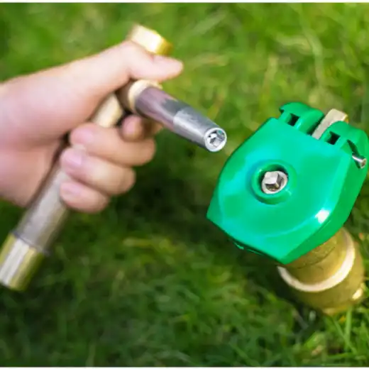 Quick brass water intake valve