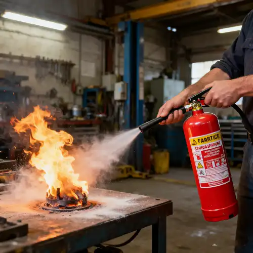 Portable Dry Chemical Fire Extinguisher