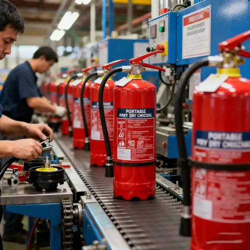 Portable Dry Chemical Fire Extinguisher