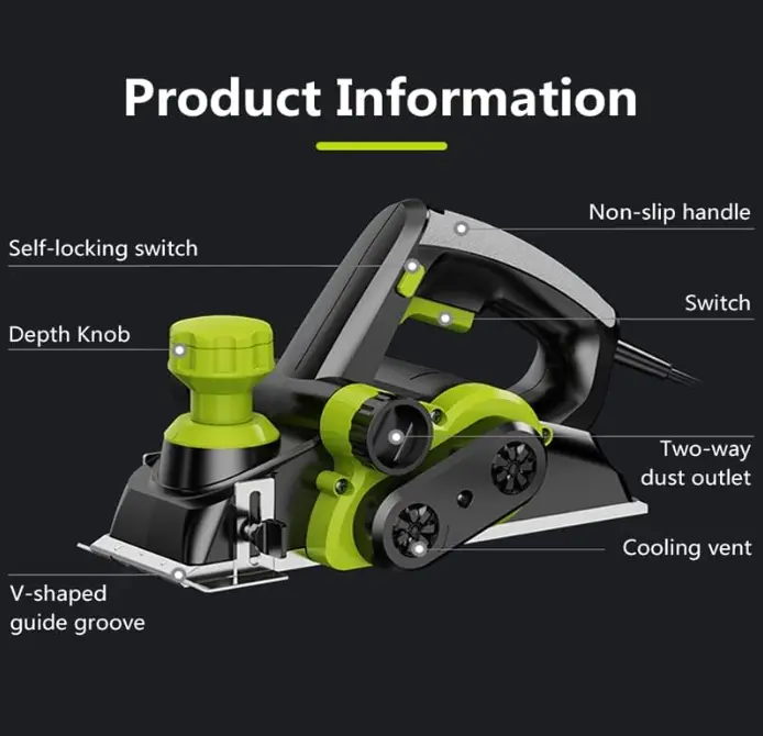 hand held power planer