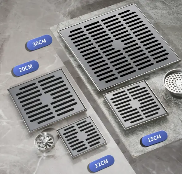 Brushed Stainless Steel Floor Drain
