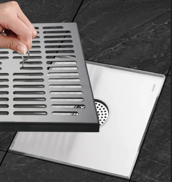 Brushed Stainless Steel Floor Drain