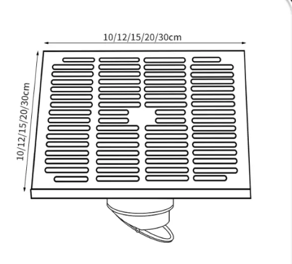 Brushed Stainless Steel Floor Drain
