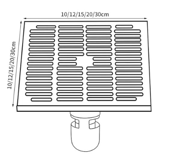 Brushed Stainless Steel Floor Drain