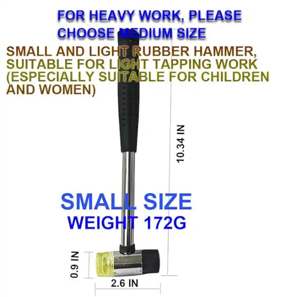 Pipe rubber hammer