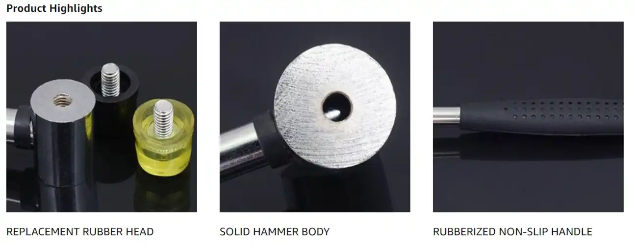 Pipe rubber hammer