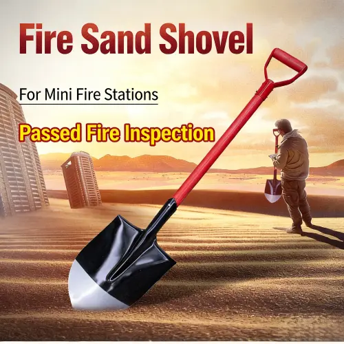 Square Orange Fire Shovel