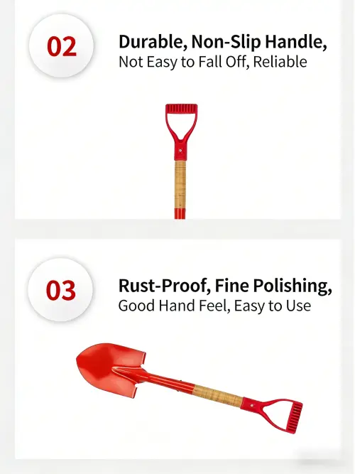 Square Orange Fire Shovel