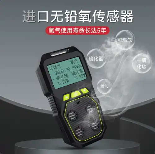 Four-in-one gas detector