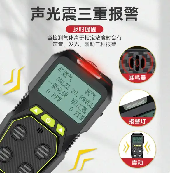 Four-in-one gas detector Four-in-one gas detector