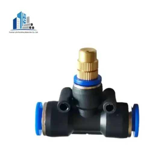 Quick-insert low pressure atomizing nozzle