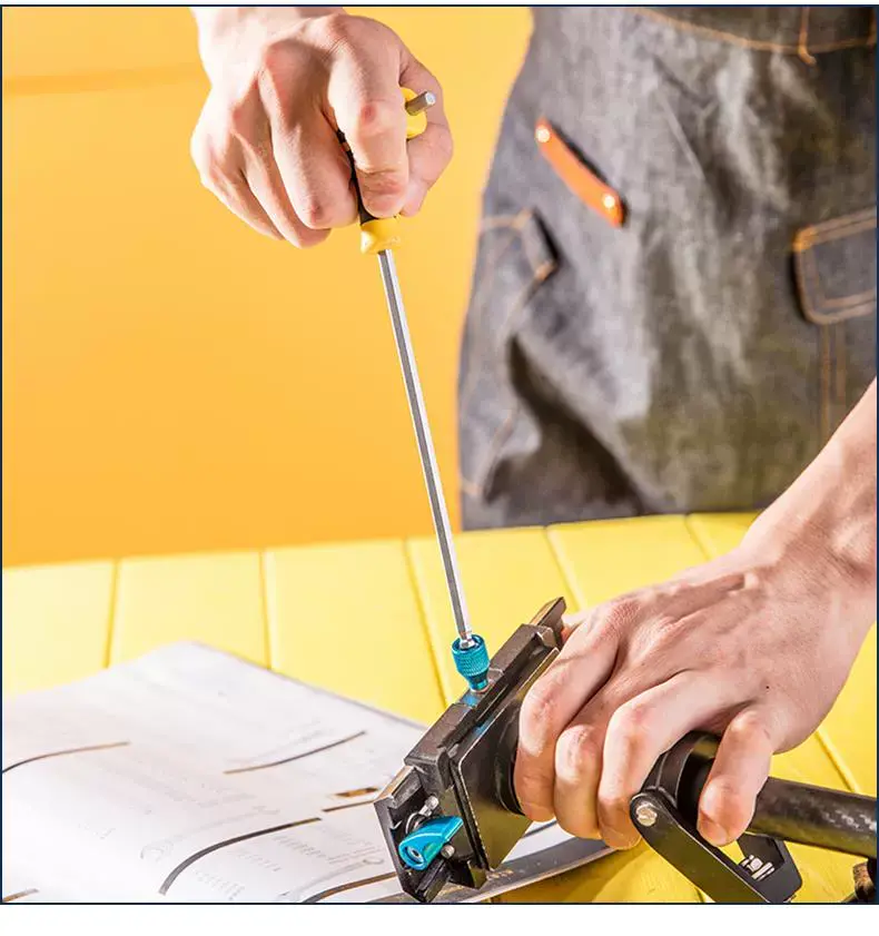 Plastic-Handle T-Type Hex Key Wrench