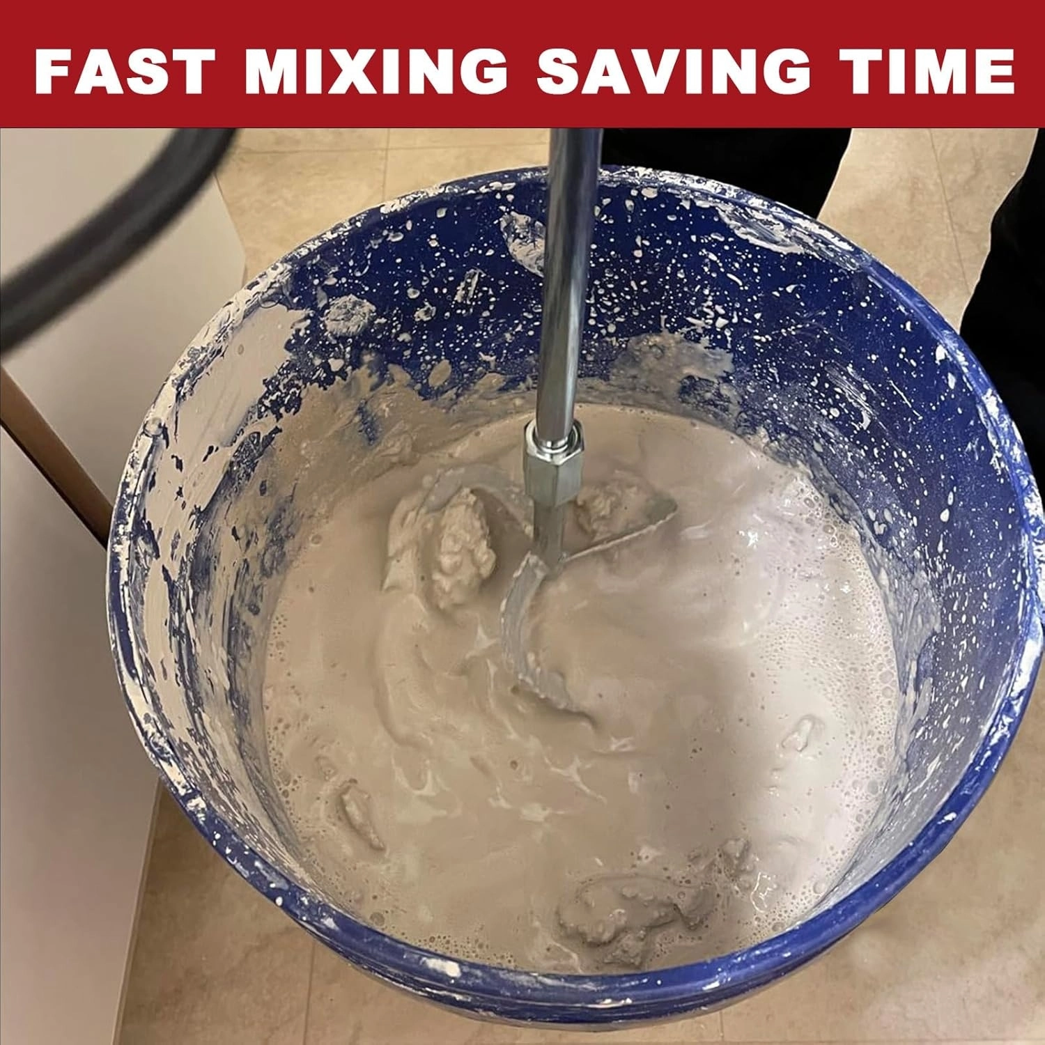 Industrial-Grade Electric Mixer Application