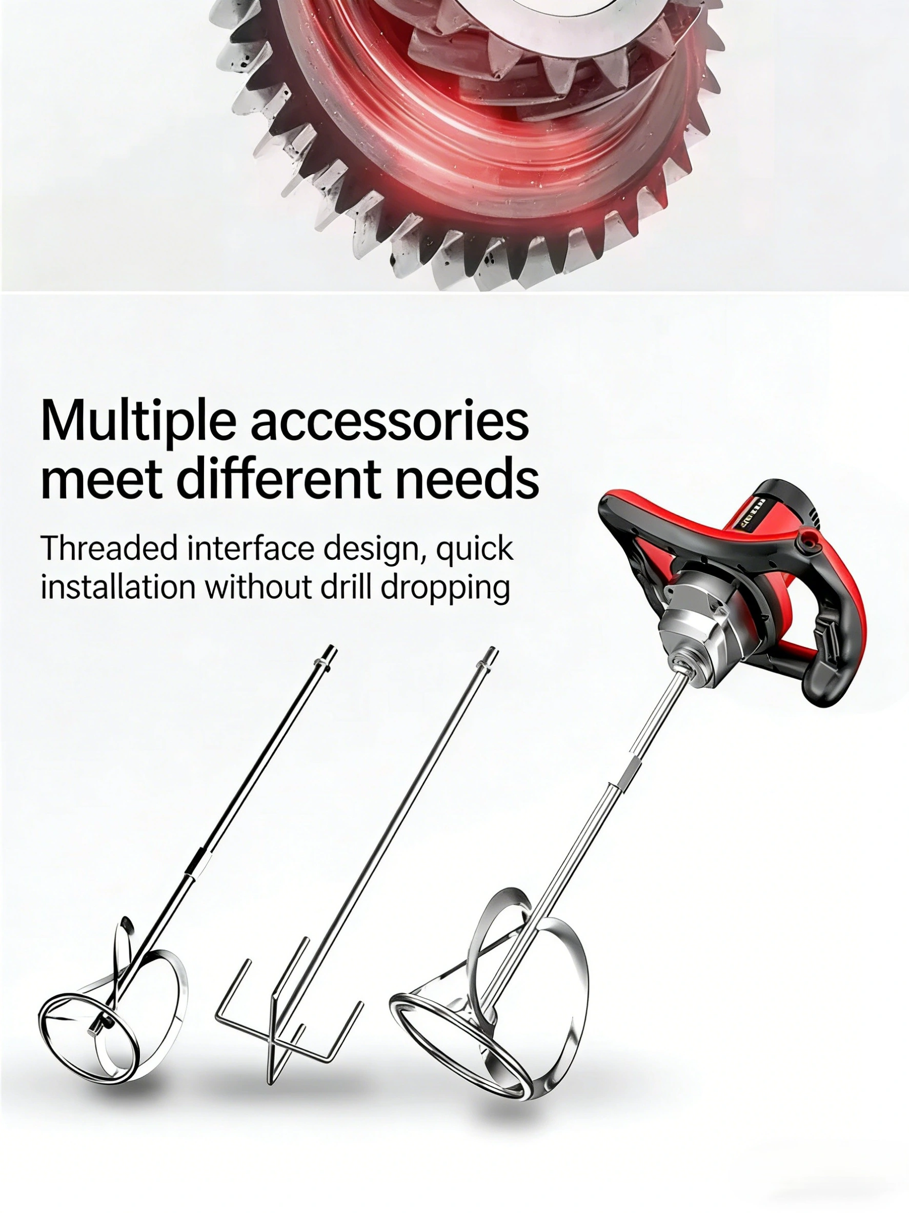 Industrial-Grade Electric Mixer