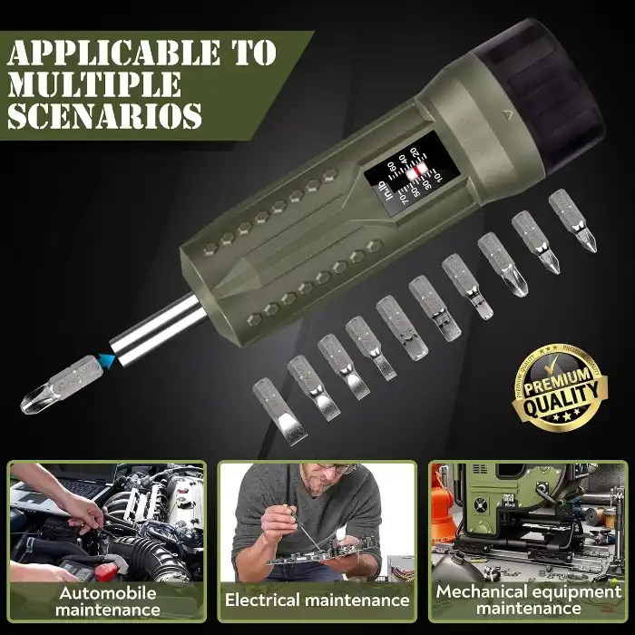 Industrial-Grade Fixed Torque Straight Air Screwdriver2