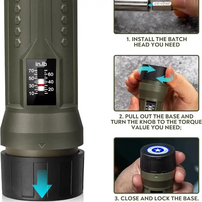 Industrial-Grade Fixed Torque Straight Air Screwdriver3