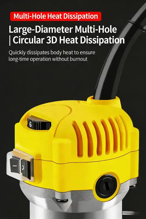 Electric woodworking trimmer