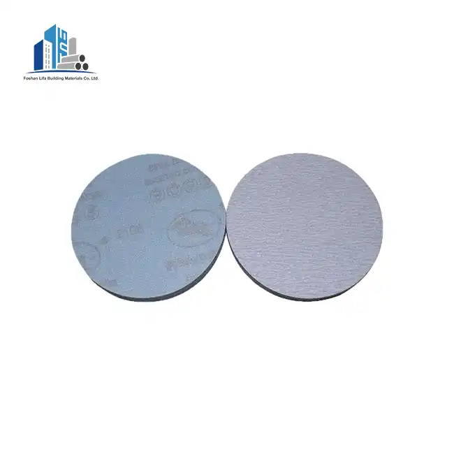 Round wet and dry sandpaper