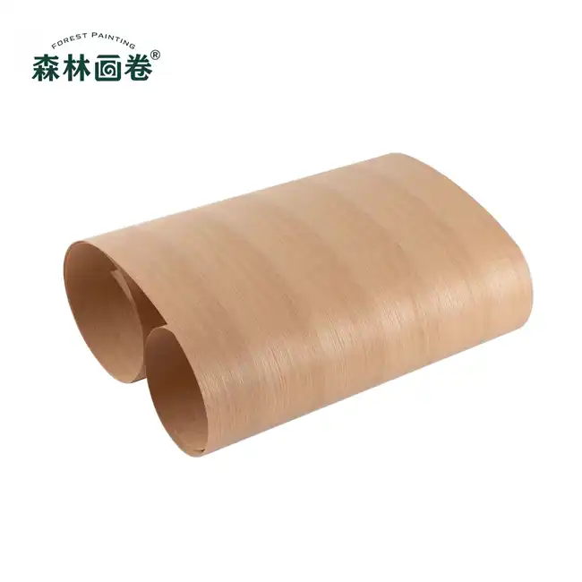 natural white oak knotty prefinished wood veneer