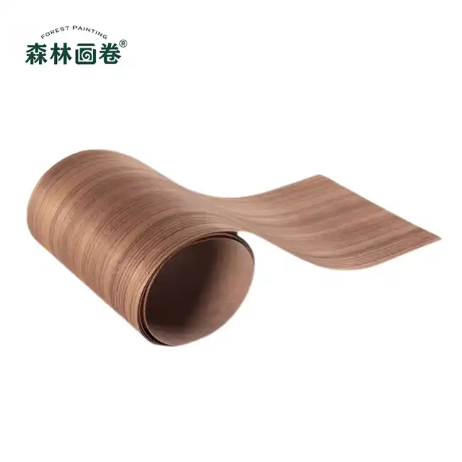 thai teak straight grain prefinished wood veneer