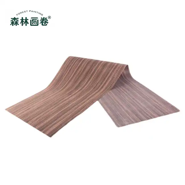 engineered ebony prefinished wood veneer