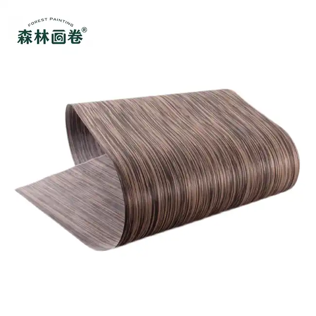 solid ebony prefinished wood veneer