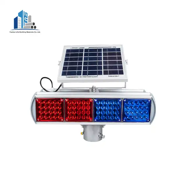 Solar Flashing Warning Light